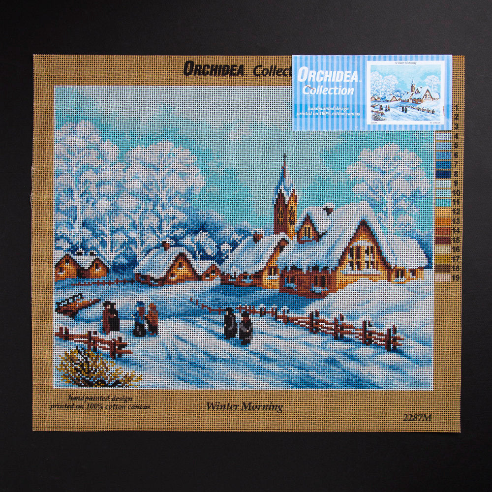 ORCHİDEA 40 x 50 cm Kış Sabahı Baskılı Goblen 2287M